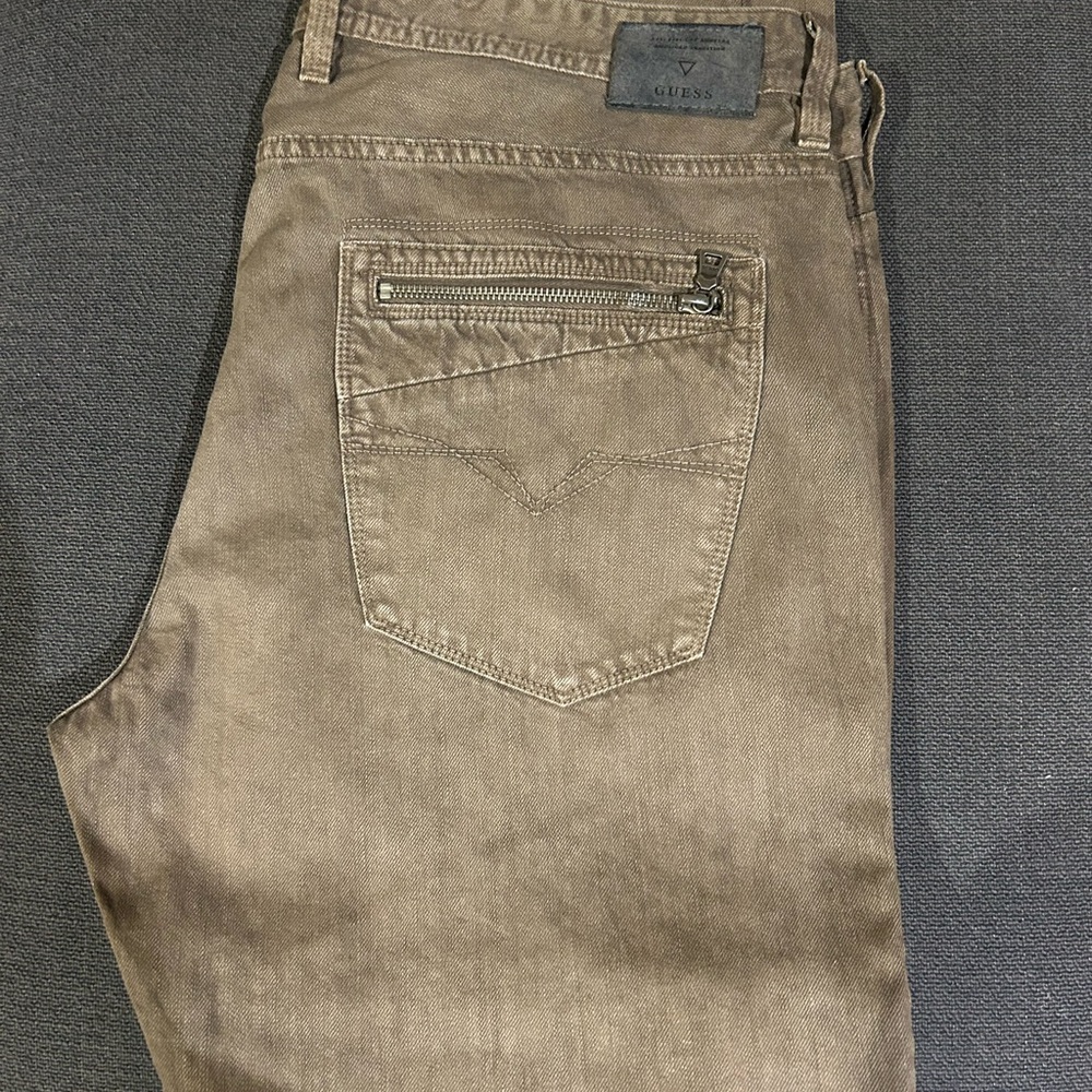 GUESS Men's Tan Jeans